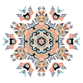 coloured-mandala-design